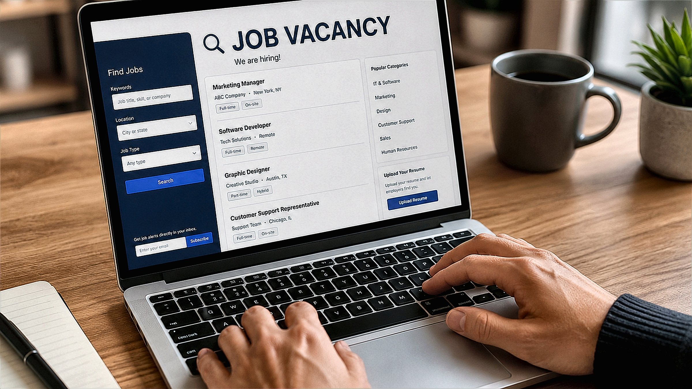 fake recruiter message — Featured Image